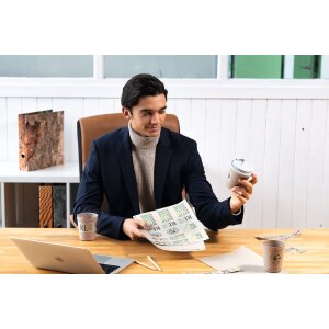 HERMA 10750 Silphie papierové etikety A4 25,4x10 mm, prírodná hnedá farba, permanentné lepidlo