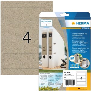 HERMA 10760 Štítky na zakladače 192 x 61...