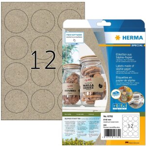HERMA 10762 Etikety Silphie papier Ø 60 mm...