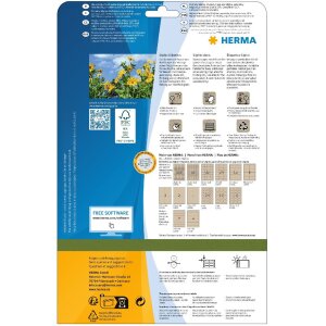 HERMA 10762 Etikety Silphie papier Ø 60 mm...