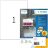 HERMA 10784 Fóliové štítky odolné voči poveternostným vplyvom A4 210x297mm biele silné lepidlo