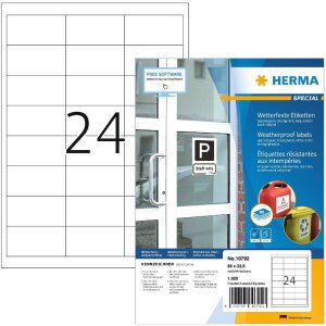 HERMA 10792 Štítky odolné voči...