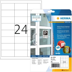 HERMA 10794 Štítky odolné voči...