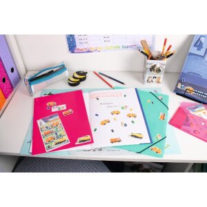 HERMA 15482 Dekoračné samolepky vozidlá na zber odpadu viacfarebná sada