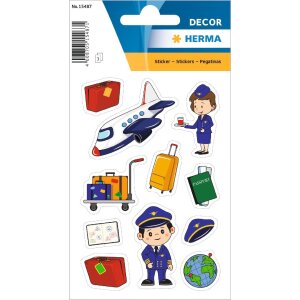 HERMA 15487 Nálepka pilot lietadla a...