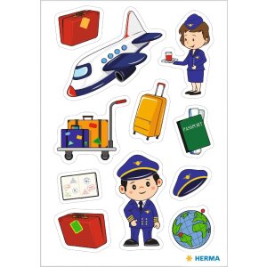 HERMA 15487 Nálepka pilot lietadla a...