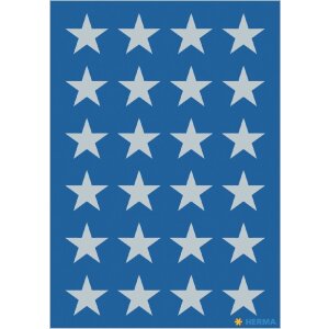 HERMA 15501 Dekoračné nálepky poinsettias strieborná sada