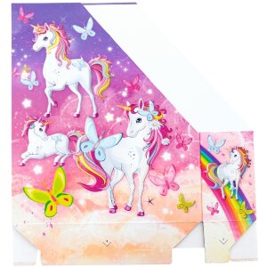 HERMA 19715 Kartónový zakladač A4 s dizajnom jednorožca s otvorom na rukoväť