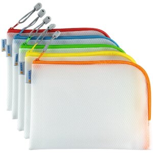 HERMA 20009 Univerzálne vrecko A5 26x20cm Modrý zips