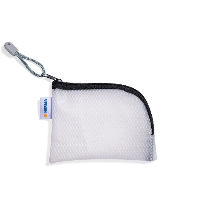 HERMA 20244 Univerzálne vrecko A7 14x10cm Čierny zips