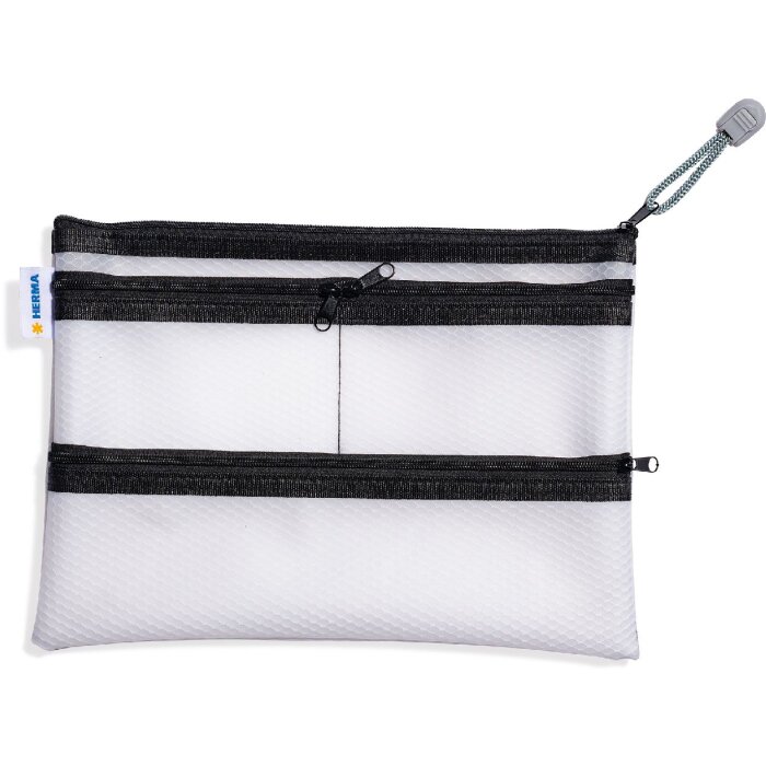 HERMA 20295 Multibag Univerzálna taška A5 Transparentná čierna 26x20 cm