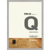 Nielsen drevený odnímateľný rám Quadrum 29,7x42 cm cementovo sivý