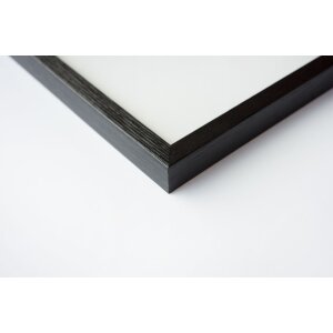 Nielsen Quadrum drevený rám 30x40 cm havran čierny normálny profil skleneného bloku