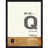 Nielsen Quadrum drevený rám 30x40 cm havran čierny normálny profil skleneného bloku