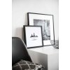Nielsen Quadrum drevený rám 30x40 cm havran čierny normálny profil skleneného bloku