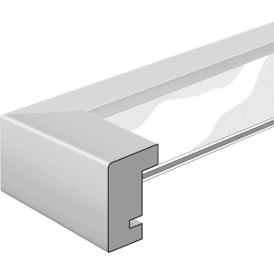 Nielsen drevený odnímateľný rám Quadrum 42x59,4 cm cementovo sivý
