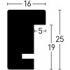 Nielsen drevený odnímateľný rám Quadrum 59,4x84,1 cm Wenge DIN A1