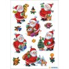 Dekoračné etikety DECOR Christmas Funny Father Christmas 3 listy