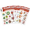 Dekoračné etikety DECOR Christmas Funny Father Christmas 3 listy