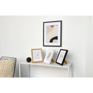 Nielsen drevený obrazový rám Skava čierny 50x70 cm passe-partout 40x60 cm