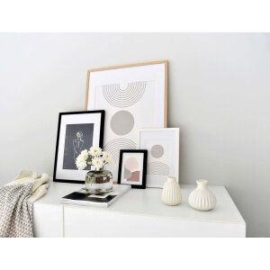 Nielsen drevený obrazový rám Skava čierny 50x70 cm passe-partout 40x60 cm