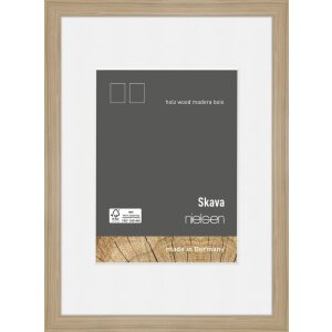 Nielsen drevený rám obrazu Skava čierny 24x30 cm s paspartou 18x24 cm