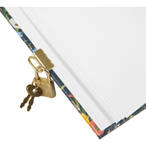 Goldbuch diár Verano tmavý 16,5x16,5 cm 96 bielych strán