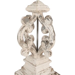 Clayre & Eef 5LMC0032 Stolná lampa béžová sivá Ø 40x79 cm E27-max 1x60W