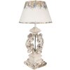 Clayre & Eef 5LMC0032 Stolná lampa béžová sivá Ø 40x79 cm E27-max 1x60W