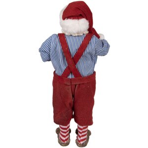 Clayre & Eef 65234 Vianočná dekorácia Father Christmas Red 16x8x28 cm