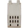 Clayre & Eef 6CE1591M Dekorácia Domček s LED diódami béžová 8x6x15 cm