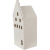 Clayre & Eef 6CE1598L Dekorácia Domček s LED diódou béžová, zlatá farba 8x8x20 cm