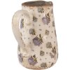 Clayre & Eef 6CE1640M Dekoratívny džbán béžovo modrý 16x12x18 cm