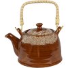 Clayre & Eef 6CETE0139 Čajník hnedý Ø 14x12 cm - 750 ml