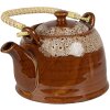 Clayre & Eef 6CETE0139 Čajník hnedý Ø 14x12 cm - 750 ml