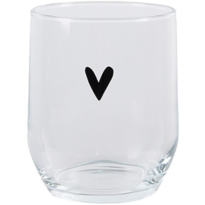 Clayre & Eef 6GL4398 Pohár na vodu transparentný 300 ml