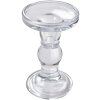Clayre & Eef 6GL4403 Sviečka na sviečku Crown Transparent Ø 8x14 cm