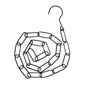 Clayre & Eef 6HD0063 Reťaz čierna 100 cm