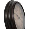 Clayre & Eef 6KL0808 Nástenné hodiny hnedé Ø 29x5 cm - 1xAA