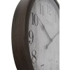 Clayre & Eef 6KL0811 Nástenné hodiny Brown Grey Ø 40x4 cm - 1xAA