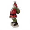 Clayre & Eef 6PR3948 Vianočná dekorácia Socha Otec Vianoc červená 13x10x23 cm