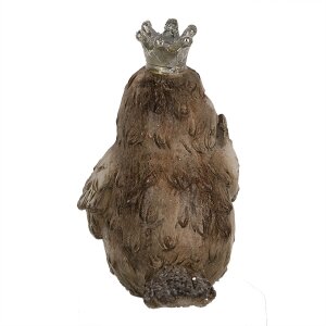 Clayre & Eef 6PR3994 Dekoratívny vtáčik béžová 7x6x9 cm