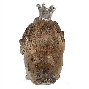 Clayre & Eef 6PR3995 Dekoratívny vtáčik béžový 7x5x8 cm