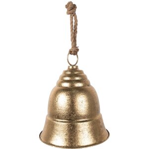 Clayre & Eef 6Y5466 XL Zvon zlatej farby Ø...