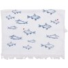 Uterák pre hostí Clayre & Eef CTSSF White Blue 40x66 cm