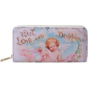 Juleeze JZPU0002-03 Peňaženka modrá, biela 10x19 cm