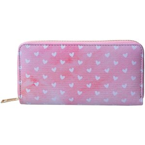 Juleeze JZPU0010-03 Peňaženka ružová, biela 10x19 cm