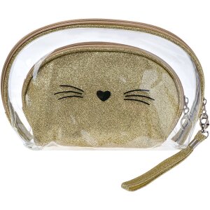 Juleeze JZSET0002GO Kozmetická taška zlatej...