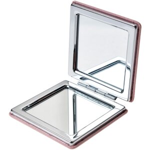 Juleeze JZSP0007P Ručné zrkadlo ružové 6x6 cm