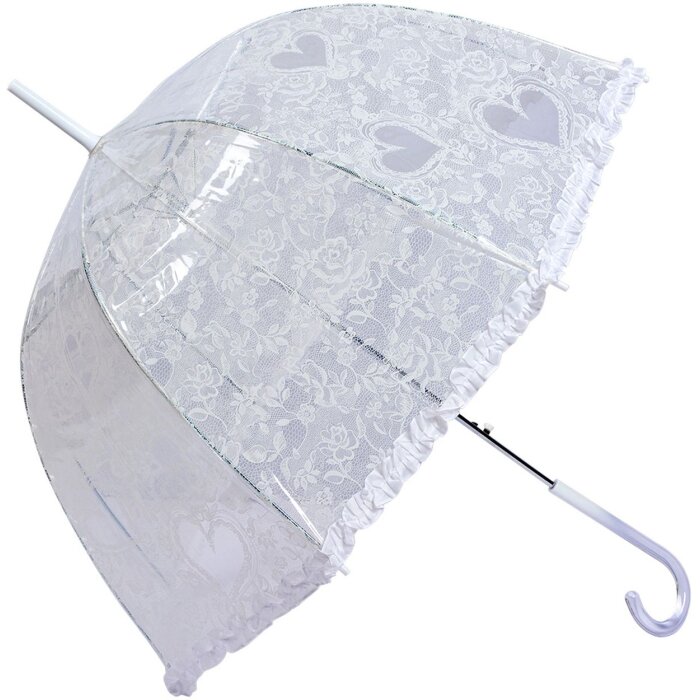 Juleeze JZUM0063 Dáždnik pre dospelých biely 60 cm